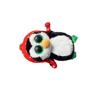 Baby Ty Beanie Boos Stuffed Animal Penguin One Size Black Red #316